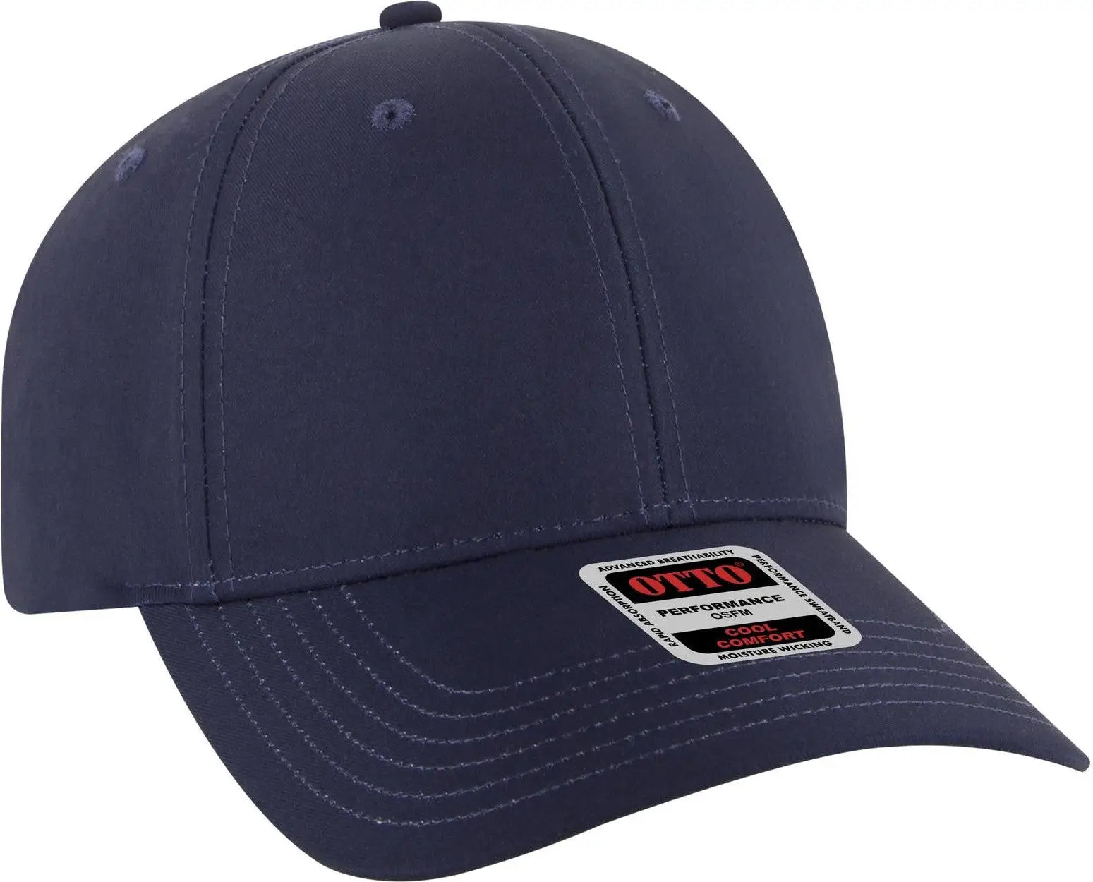 Otto 19-1319 6 Panel Low Profile Baseball Cap - Navy - 1/2’’ - 7 5/8’’