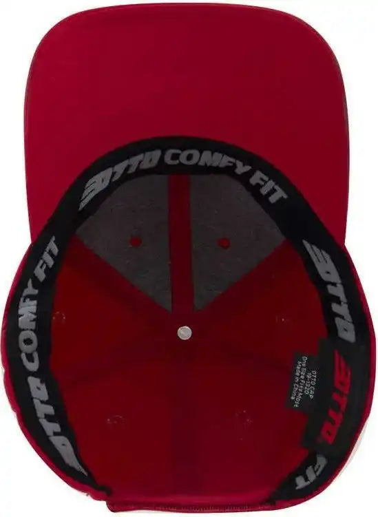 Otto 19-1320 Comfy Fit 6 Panel Low Profile Style Baseball Cap - Red - one Size Fits Most