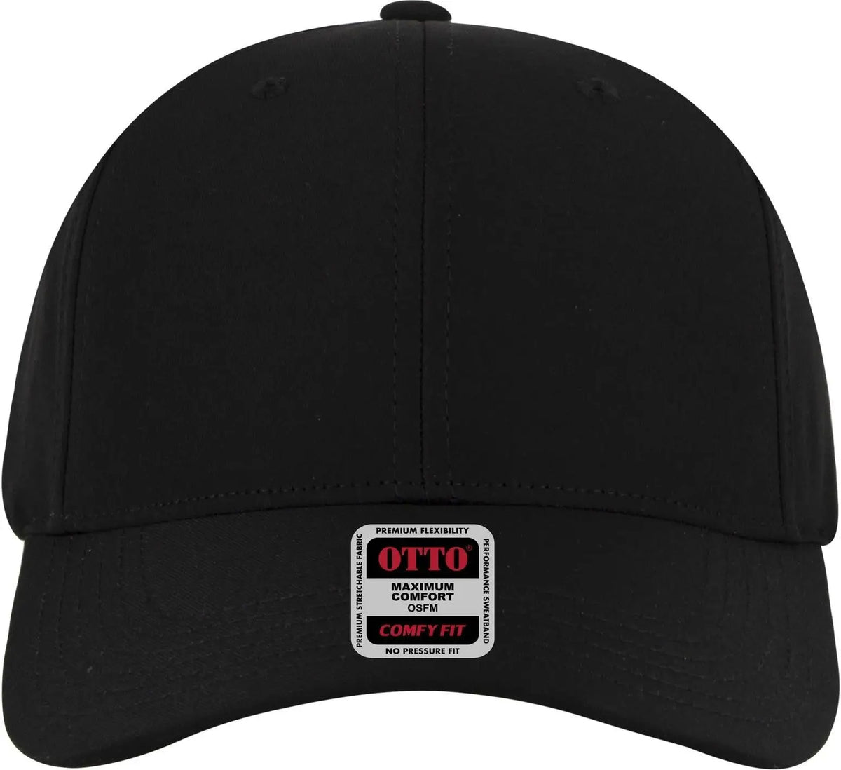 Otto 19-1320 ?Otto Comfy Fit’ 6 Panel Low Profile Baseball Cap - Black - 1/2’’ - 7 5/8’’