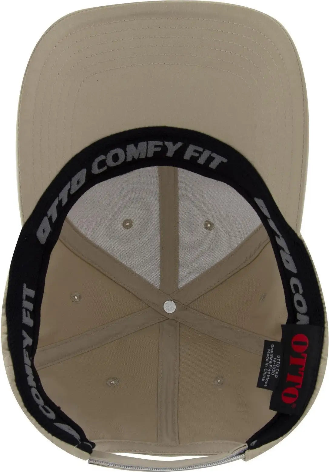 Otto 19-1320 ?Otto Comfy Fit’ 6 Panel Low Profile Baseball Cap - Khaki - 1/2’’ - 7 5/8’’