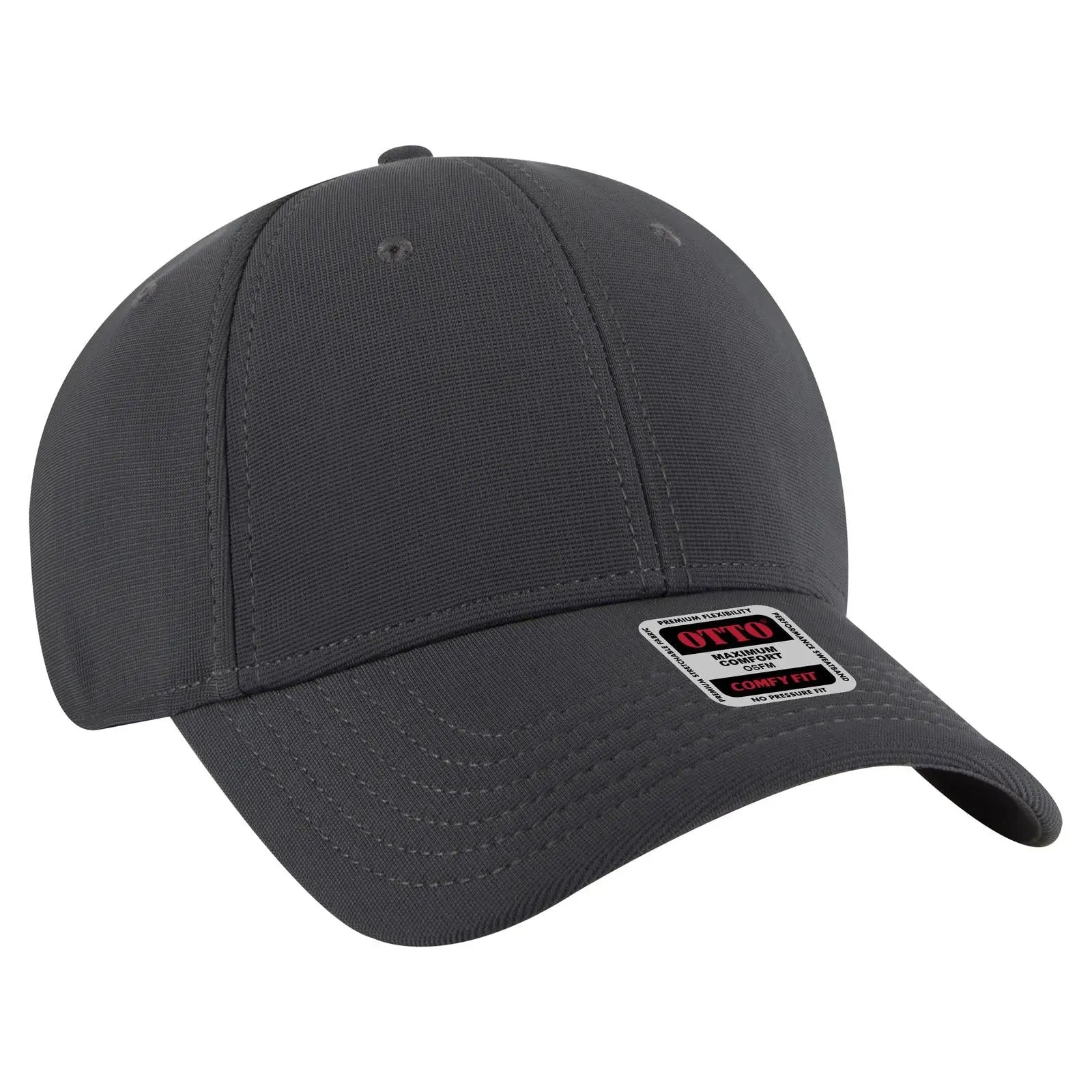 Otto 19-1324 ?Otto Comfy Fit’ 6 Panel Low Profile Baseball Cap - Char. Gray - 7 3/8’’ - 5/8’’