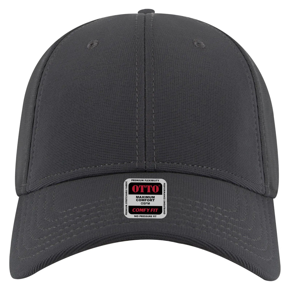 Otto 19-1324 ?Otto Comfy Fit’ 6 Panel Low Profile Baseball Cap - Char. Gray - 7 3/8’’ - 5/8’’