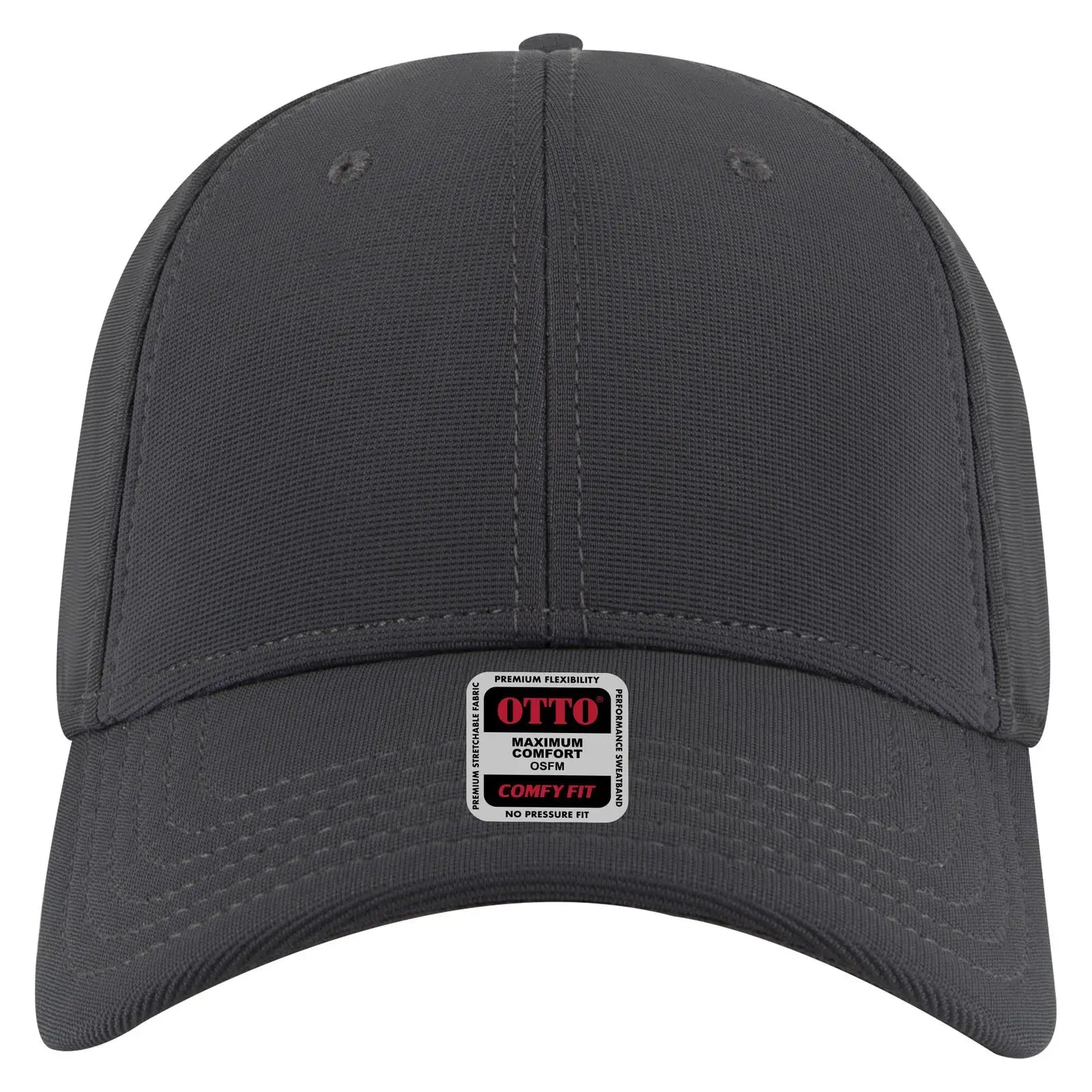 Otto 19-1324 ?Otto Comfy Fit’ 6 Panel Low Profile Baseball Cap - Char. Gray - 7 3/8’’ - 5/8’’
