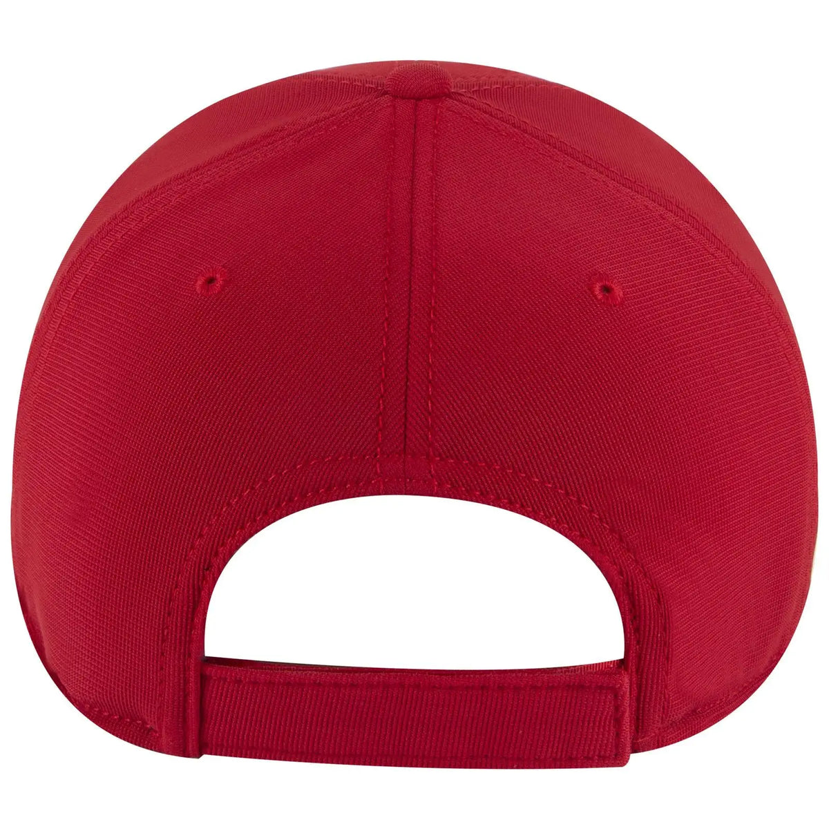 Otto 19-1324 ?Otto Comfy Fit’ 6 Panel Low Profile Baseball Cap - Red - 7 3/8’’ - 5/8’’