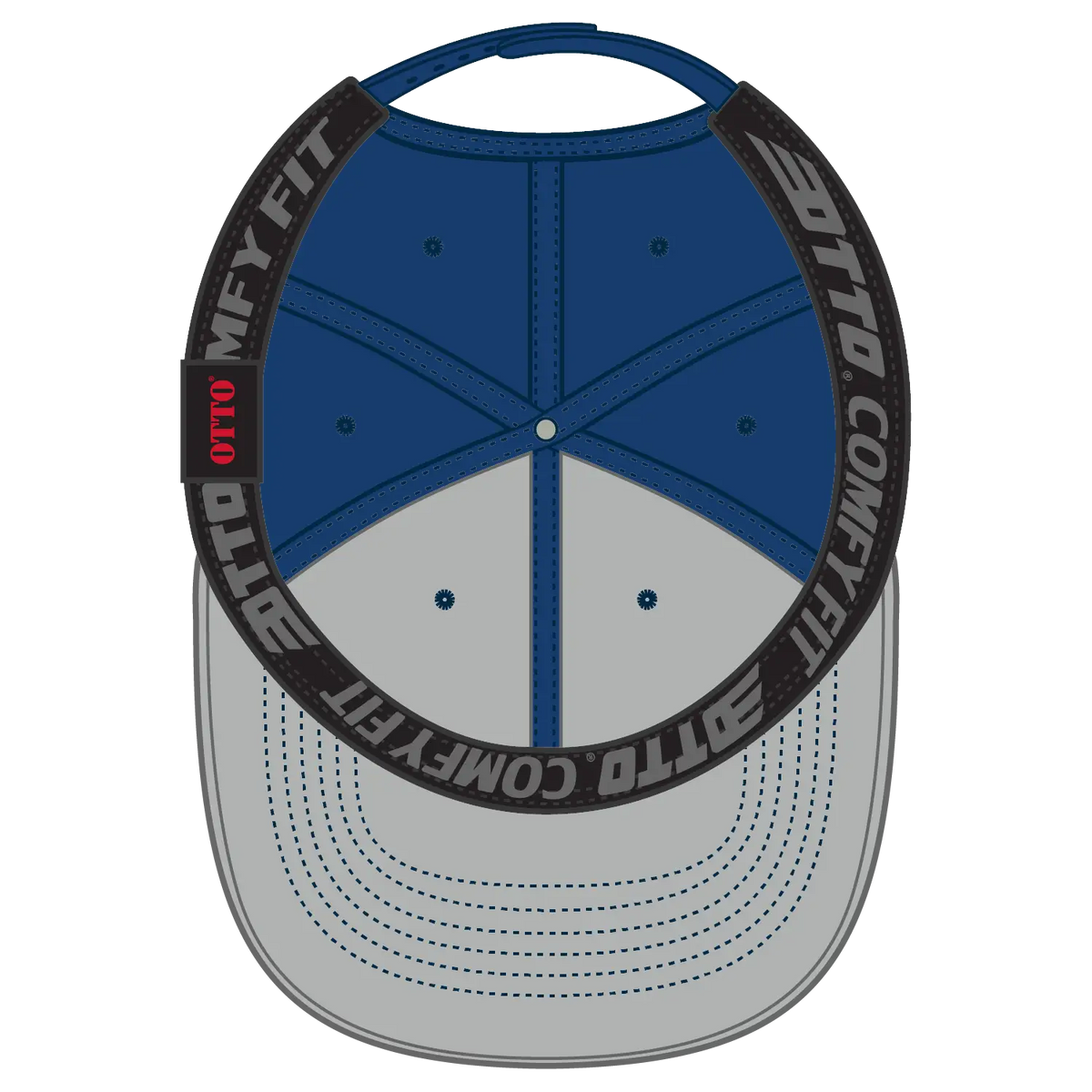 Otto 19-1324 ?Otto Comfy Fit’ 6 Panel Low Profile Baseball Cap - Royal - 7 3/8’’ - 5/8’’