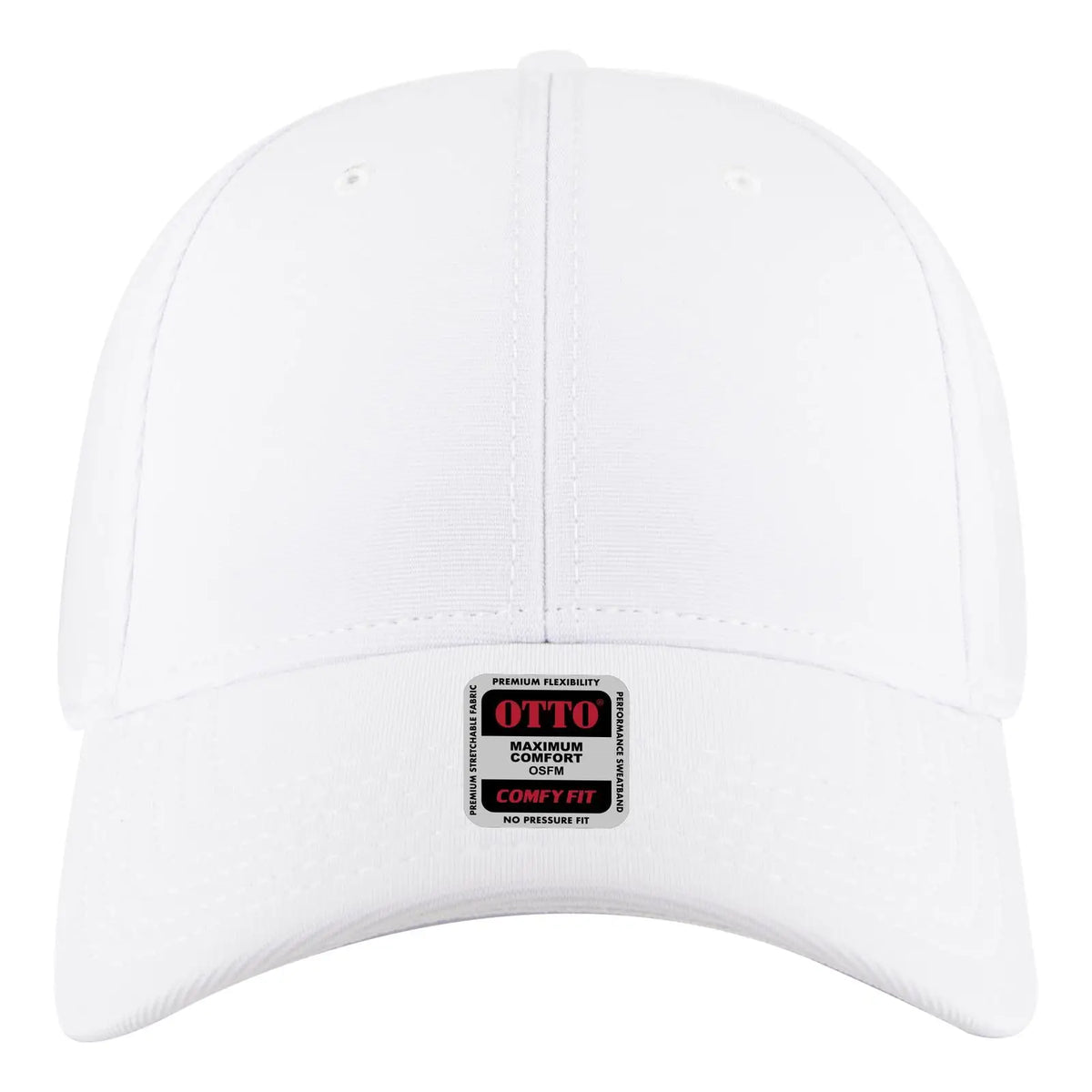 Otto 19-1324 ?Otto Comfy Fit’ 6 Panel Low Profile Baseball Cap - White - 7 3/8’’ - 5/8’’