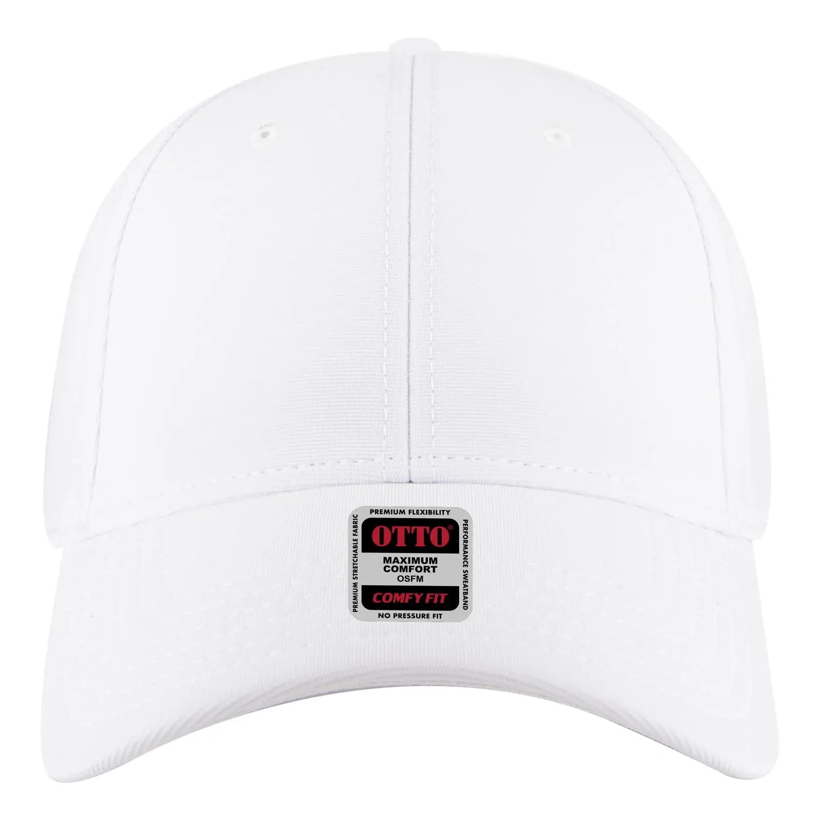 Otto 19-1324 ?Otto Comfy Fit’ 6 Panel Low Profile Baseball Cap - White - 7 3/8’’ - 5/8’’