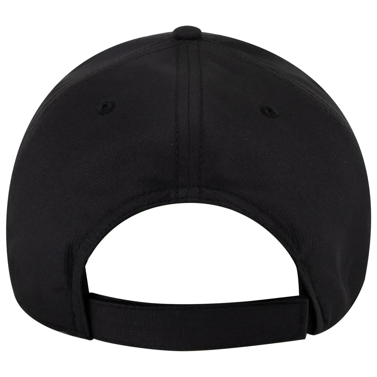 Otto 19-2 6 Panel Low Profile Baseball Cap - Black - 7 3/8’’ - 5/8’’