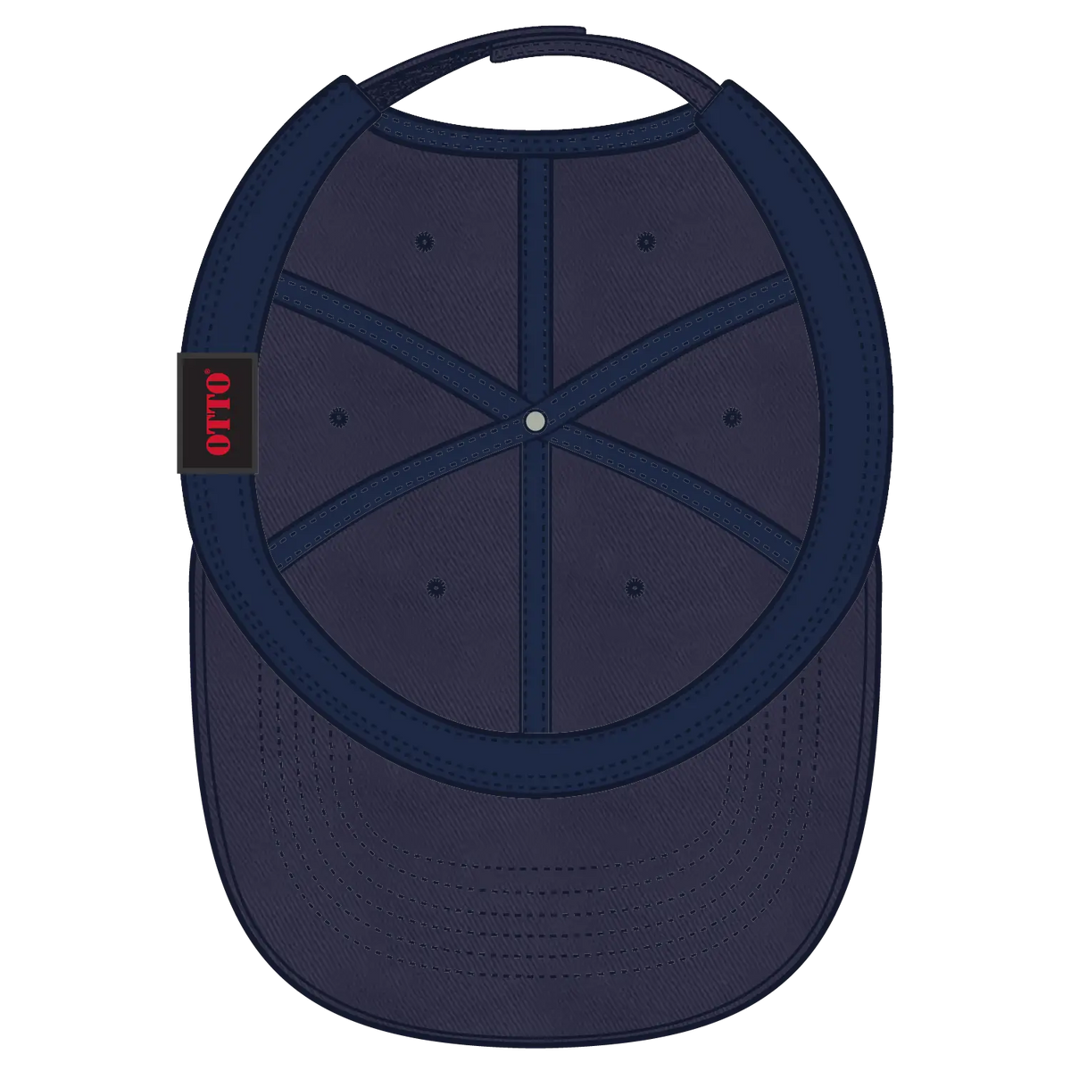 Otto 19-2 6 Panel Low Profile Baseball Cap - Navy - 7 3/8’’ - 5/8’’