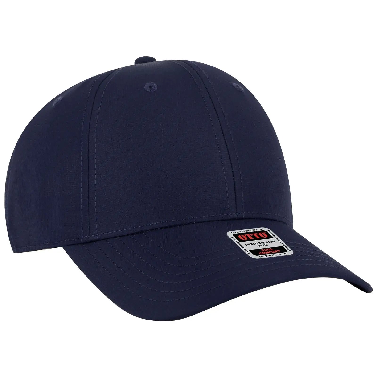 Otto 19-2 6 Panel Low Profile Baseball Cap - Navy - 7 3/8’’ - 5/8’’