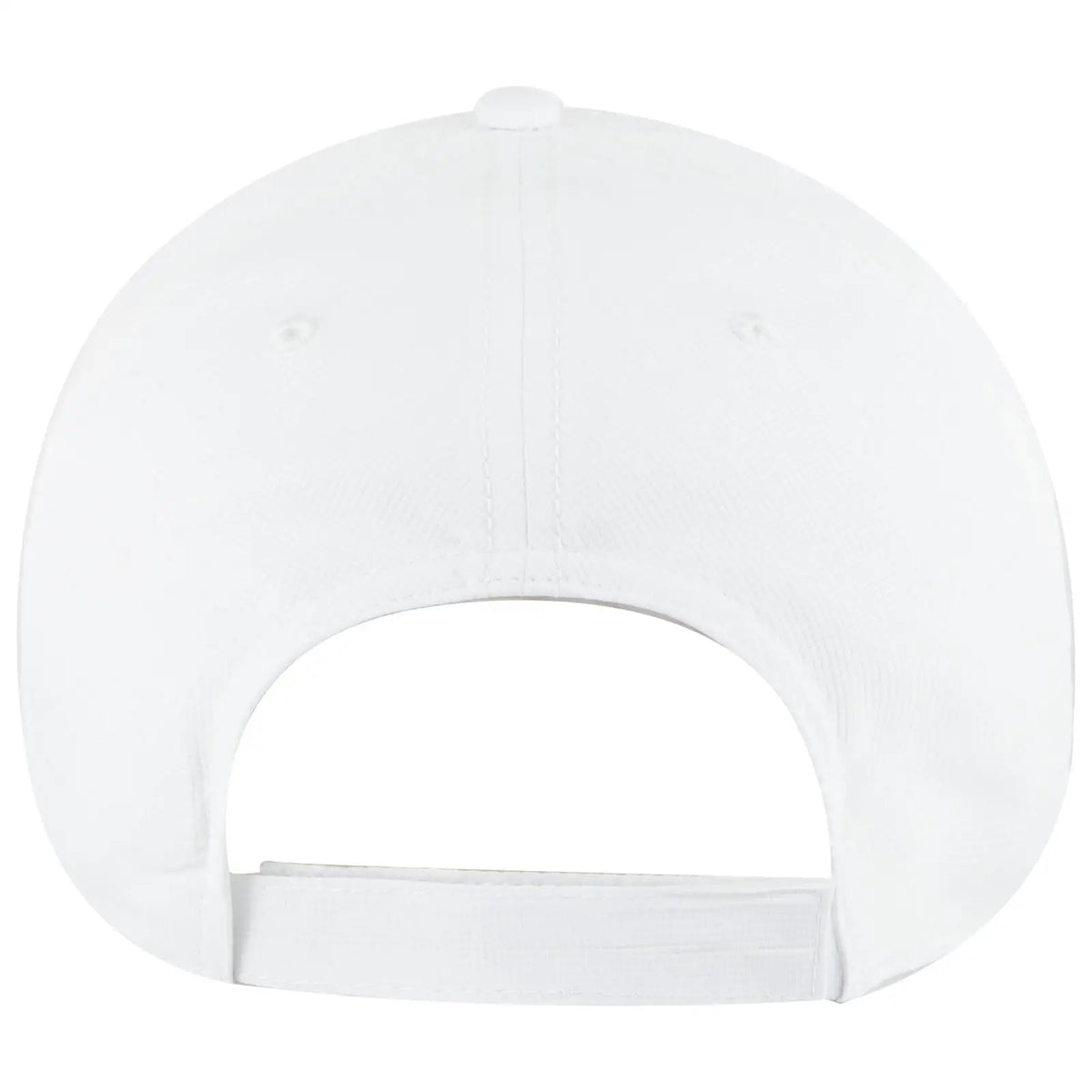 Otto 19-2 6 Panel Low Profile Baseball Cap - White - 7 3/8’’ - 5/8’’