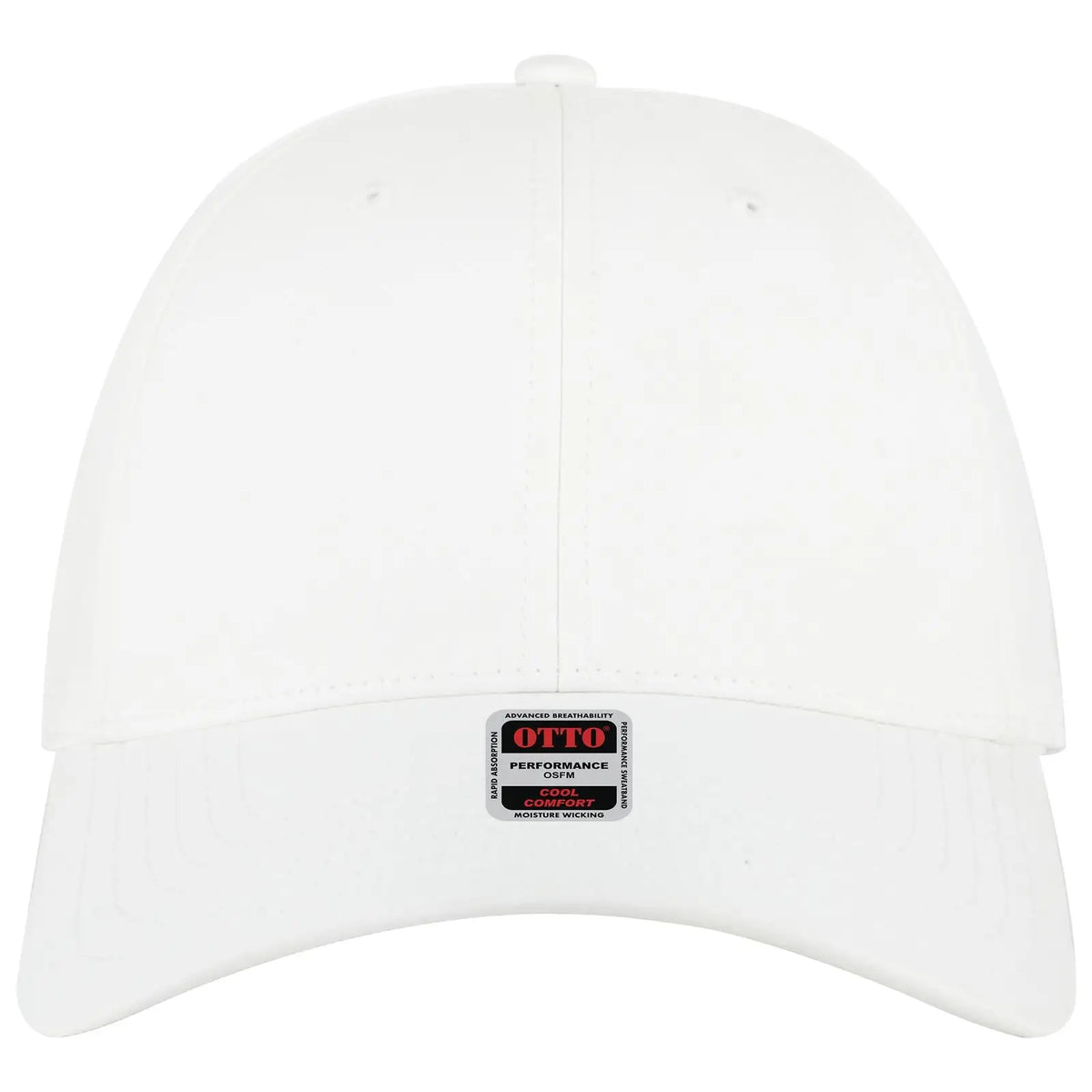 Otto 19-2 6 Panel Low Profile Baseball Cap - Wht - 7 3/8’’ - 5/8’’