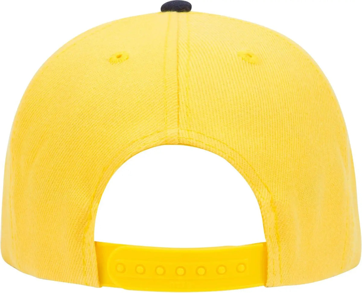 Otto 19-209 6 Panel Low Profile Baseball Cap - Nvy/yel - 1/2’’ - 7 5/8’’