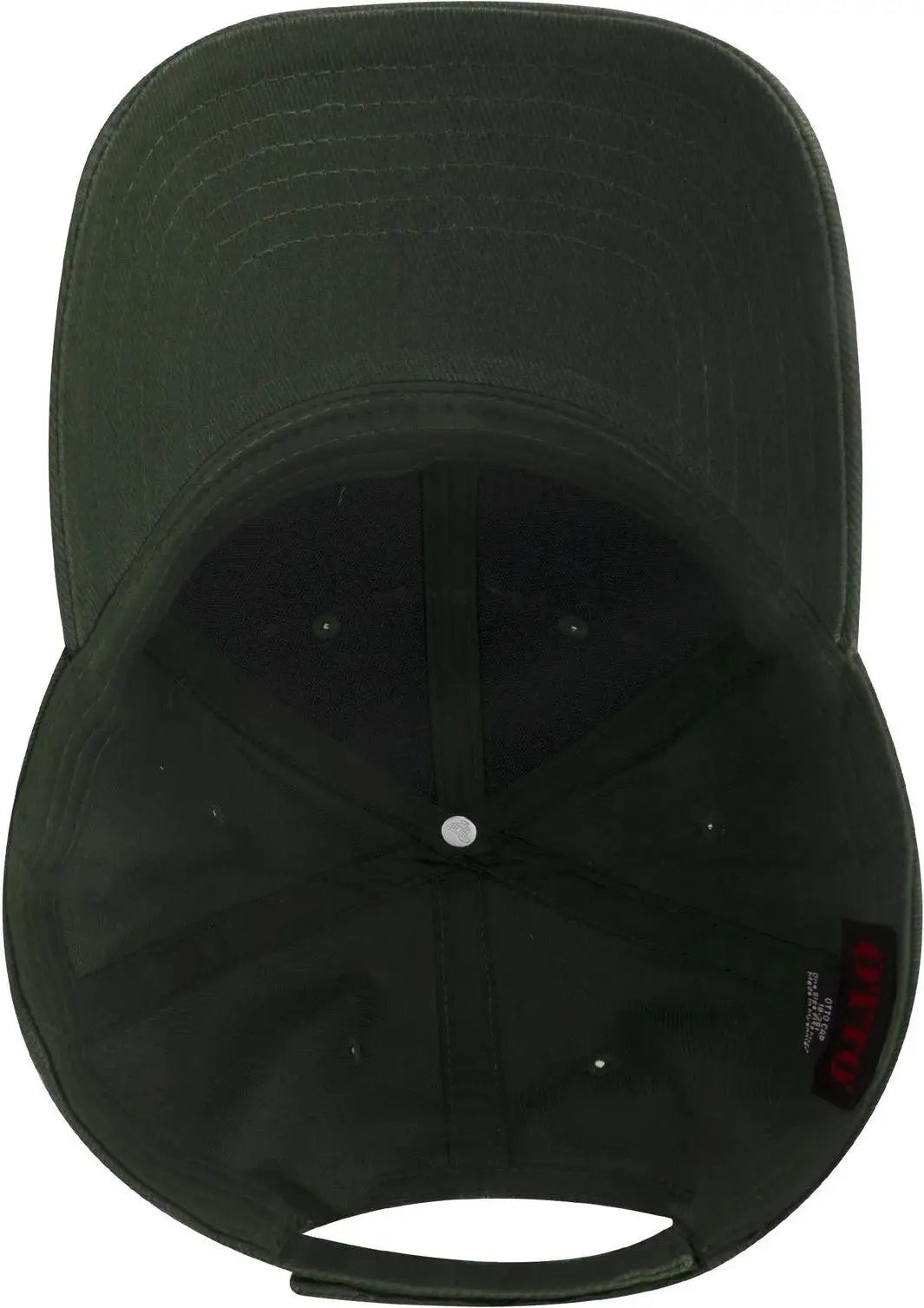 Otto 19-251 6 Panel Low Profile Baseball Cap - Dk. Green - 1/2’’ - 7 5/8’’