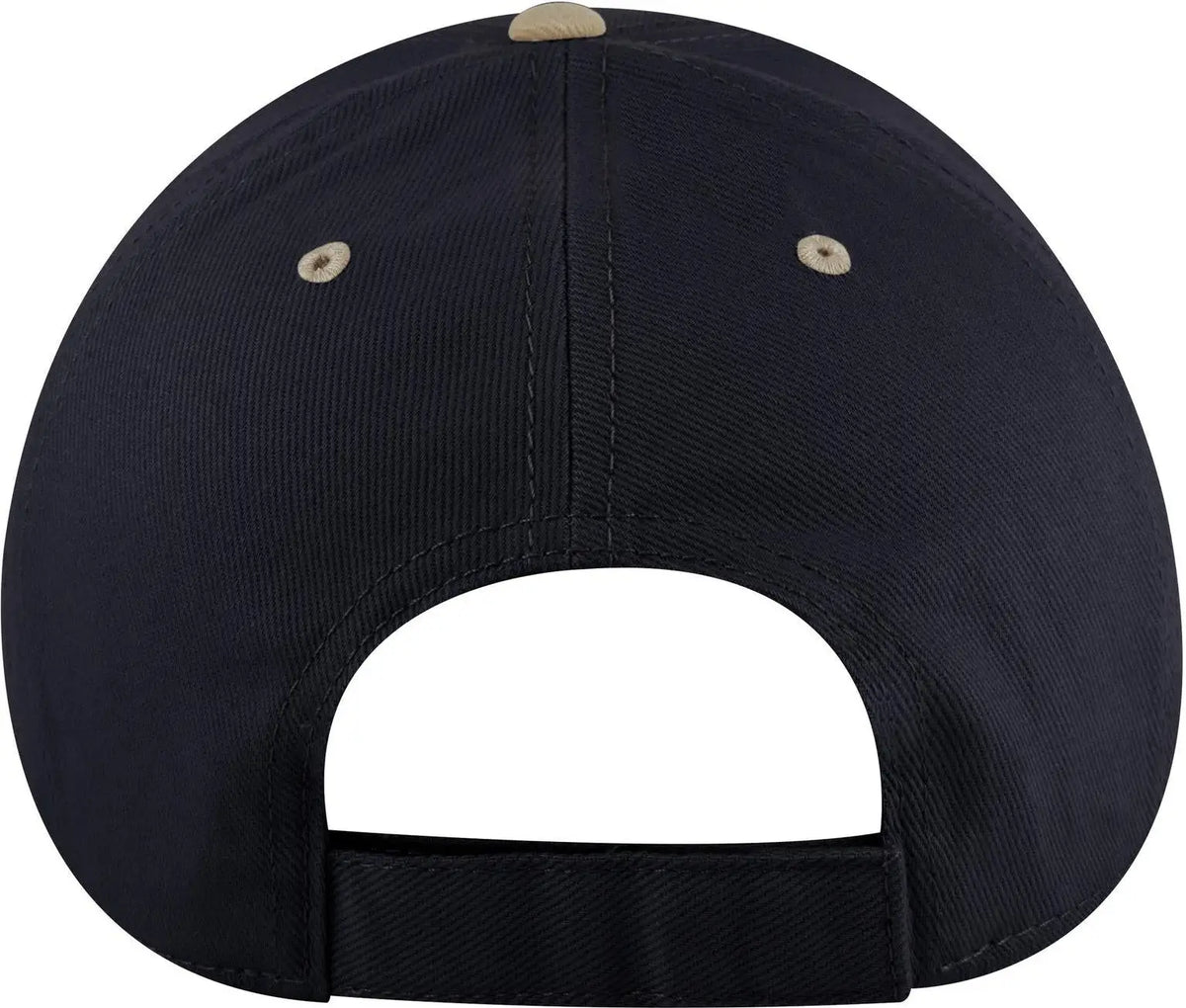 Otto 19-251 6 Panel Low Profile Baseball Cap - Kha/nvy - 1/2’’ - 7 5/8’’
