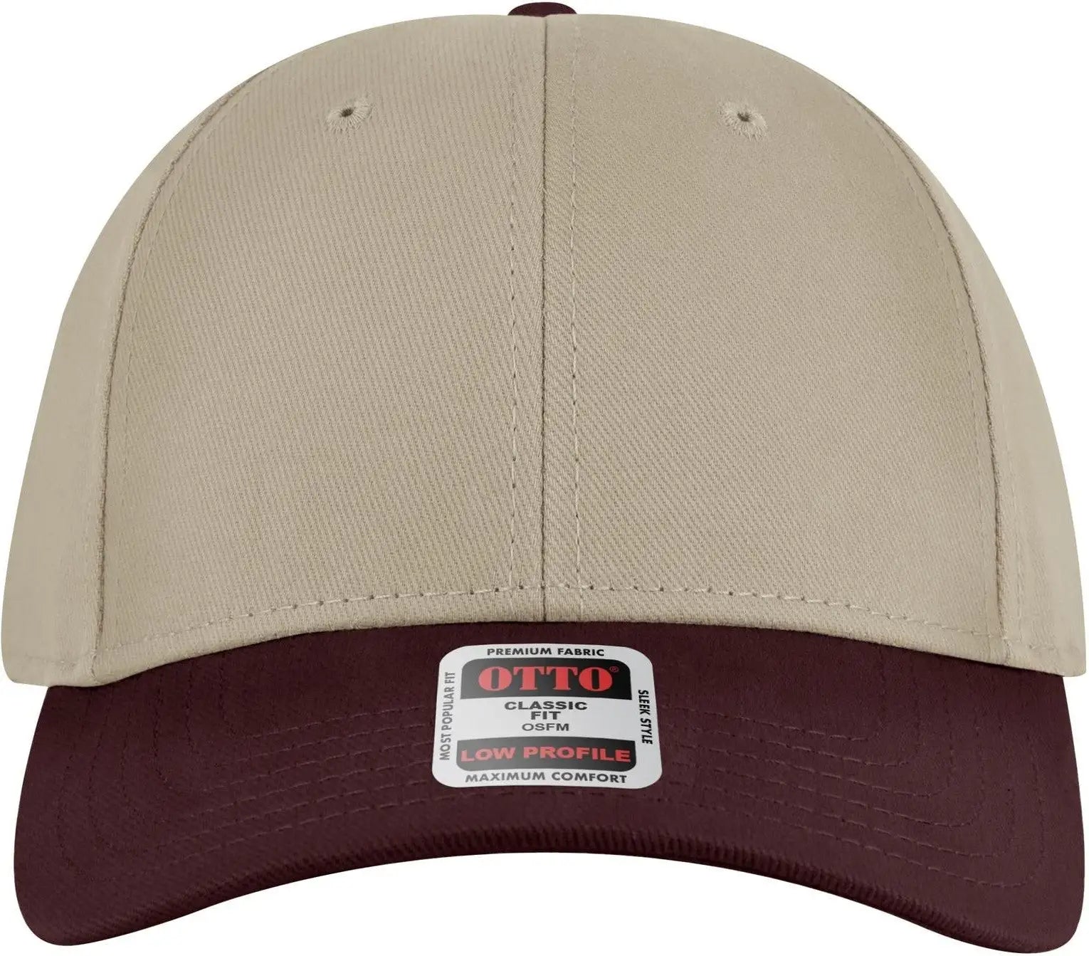 Otto 19-251 6 Panel Low Profile Baseball Cap - Marn/kha - 1/2’’ - 7 5/8’’