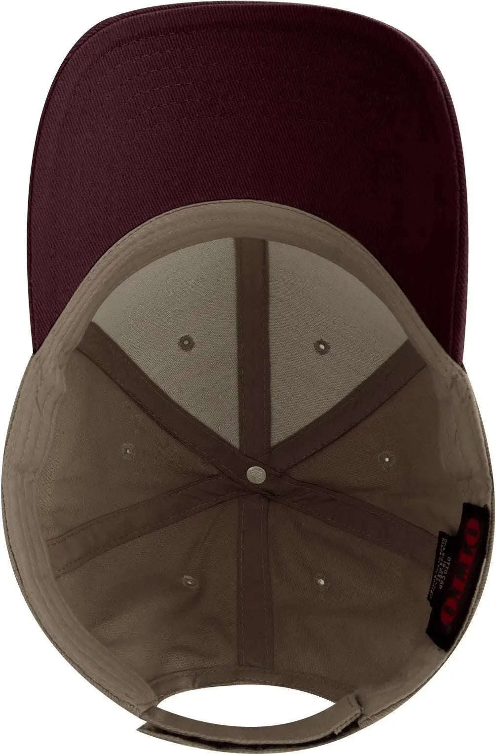 Otto 19-251 6 Panel Low Profile Baseball Cap - Marn/kha - 1/2’’ - 7 5/8’’