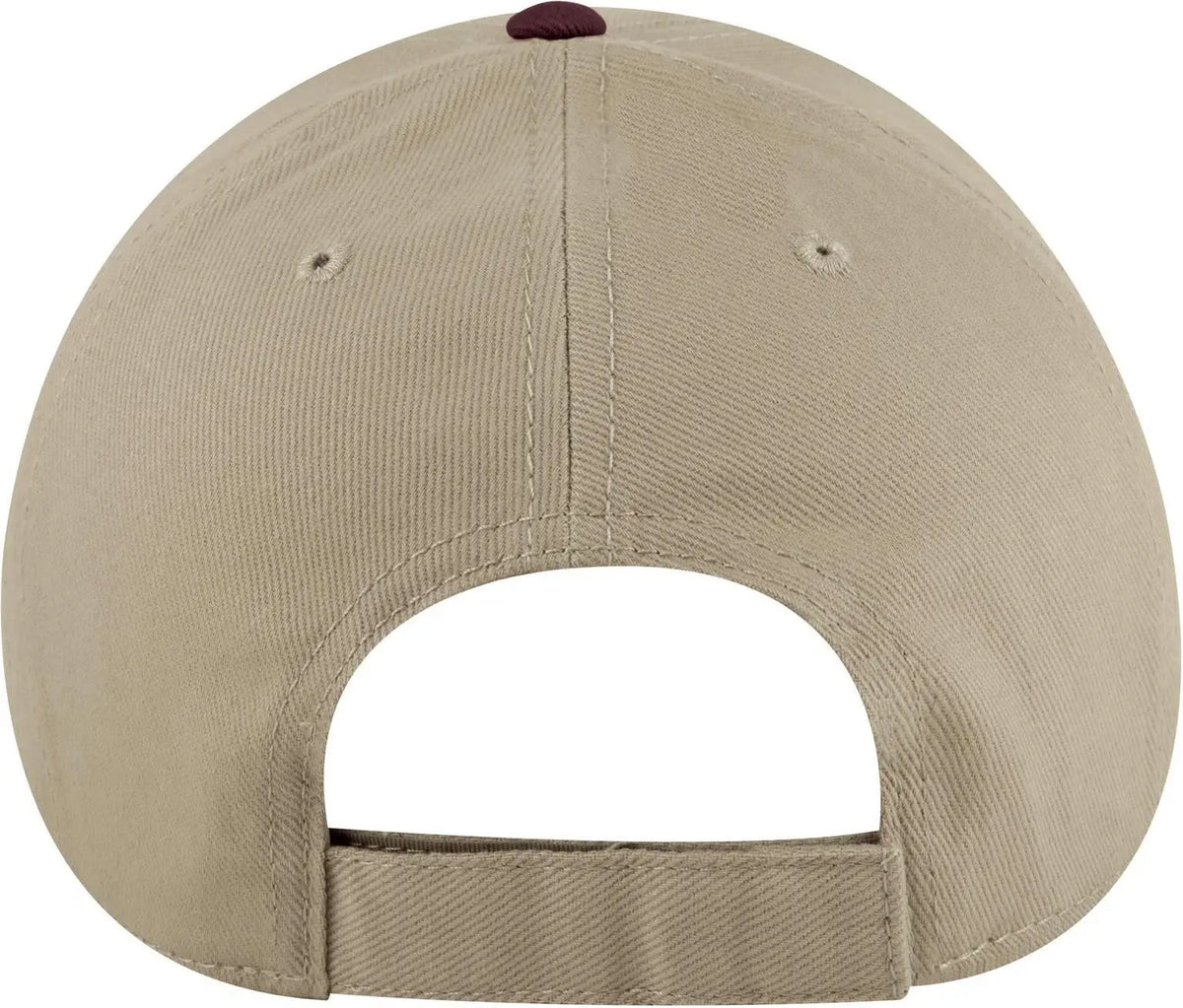 Otto 19-251 6 Panel Low Profile Baseball Cap - Marn/kha - 1/2’’ - 7 5/8’’