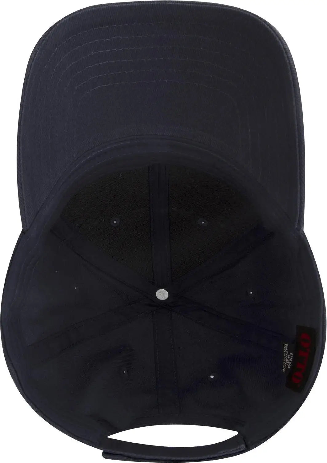 Otto 19-251 6 Panel Low Profile Baseball Cap - Navy - 1/2’’ - 7 5/8’’