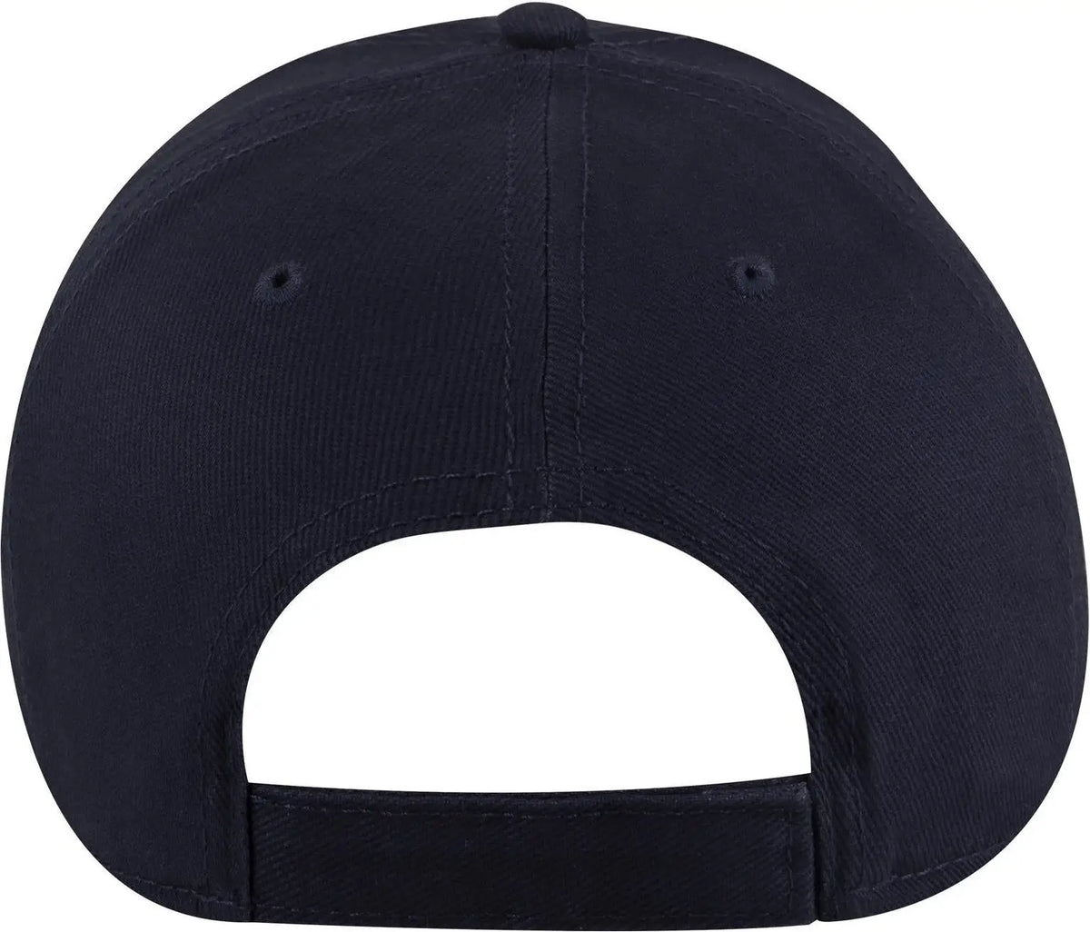 Otto 19-251 6 Panel Low Profile Baseball Cap - Navy - 1/2’’ - 7 5/8’’