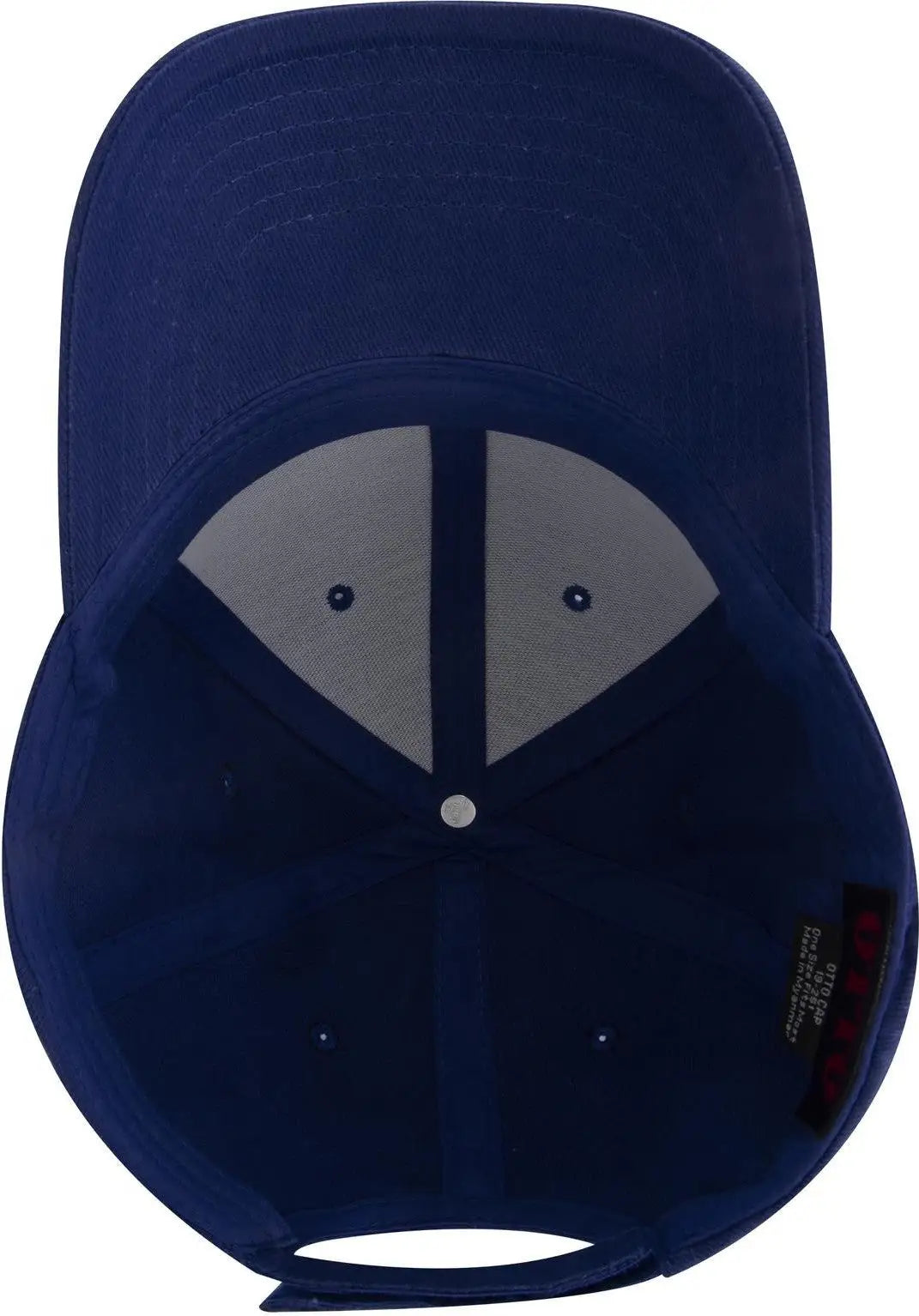 Otto 19-251 6 Panel Low Profile Baseball Cap - Royal - 1/2’’ - 7 5/8’’