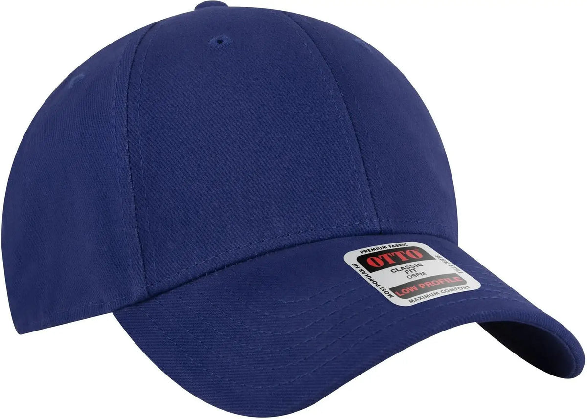 Otto 19-251 6 Panel Low Profile Baseball Cap - Royal - 1/2’’ - 7 5/8’’