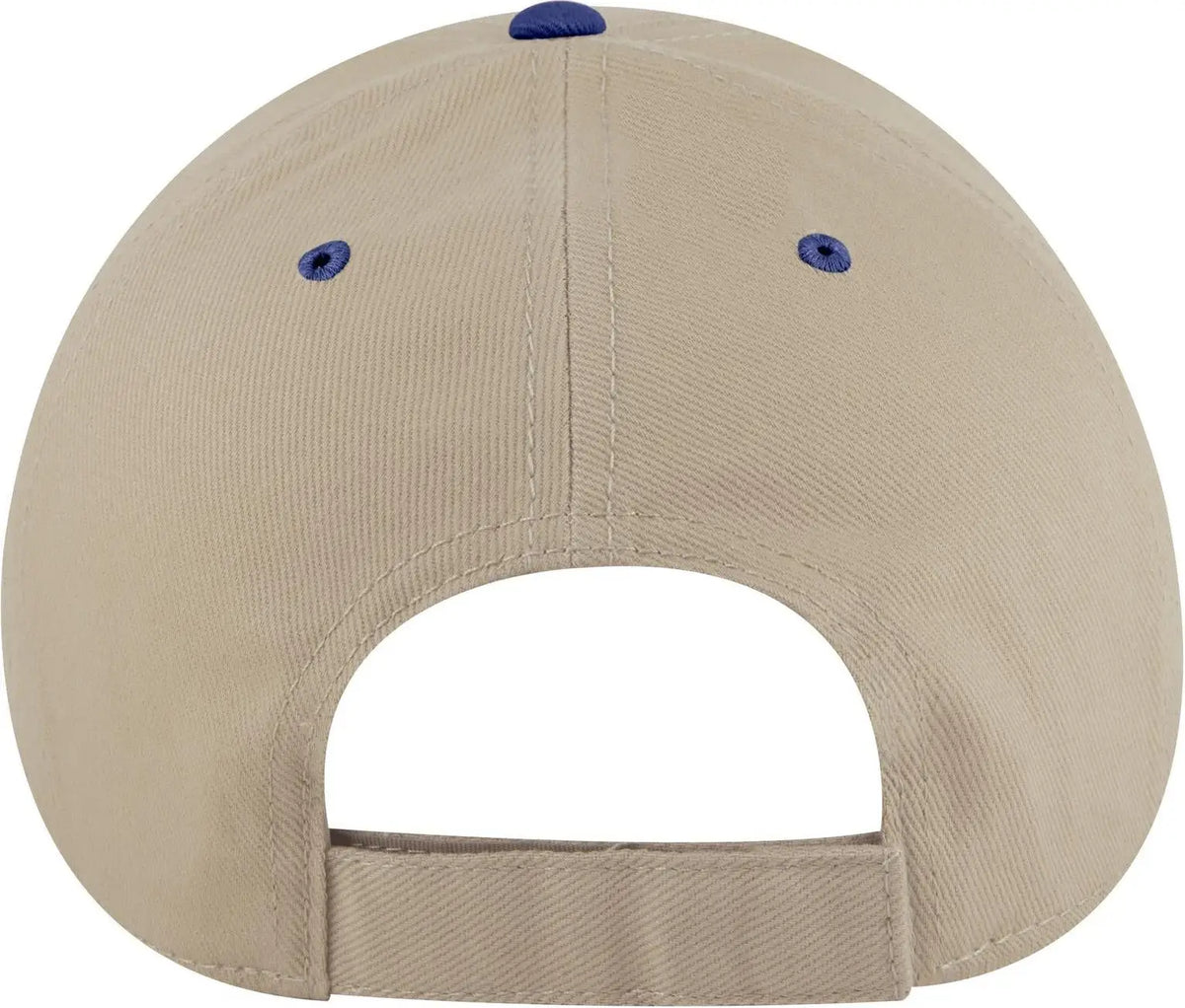 Otto 19-251 6 Panel Low Profile Baseball Cap - Ryl/kha - 1/2’’ - 7 5/8’’