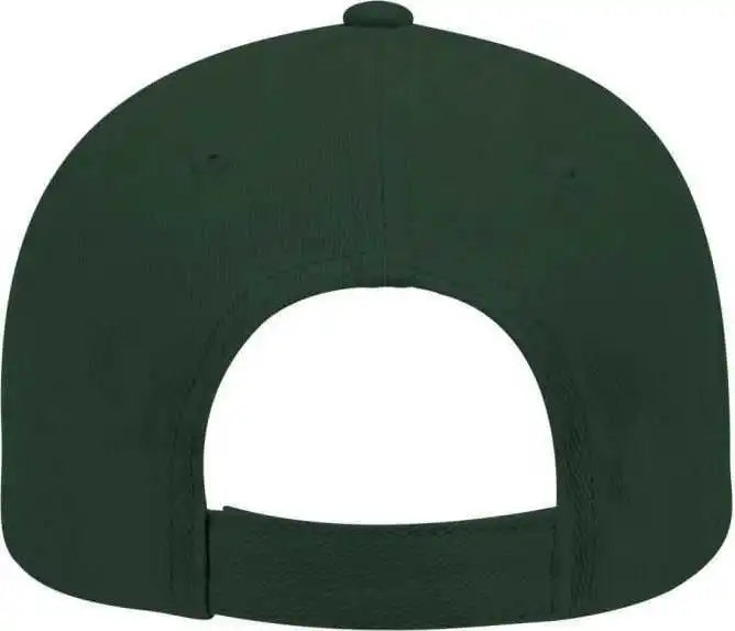Otto 19 251 Brushed Bull Denim Seamed Front Panel Low Profile Pro Style Cap Dark Green Forest / one Size Fits Most