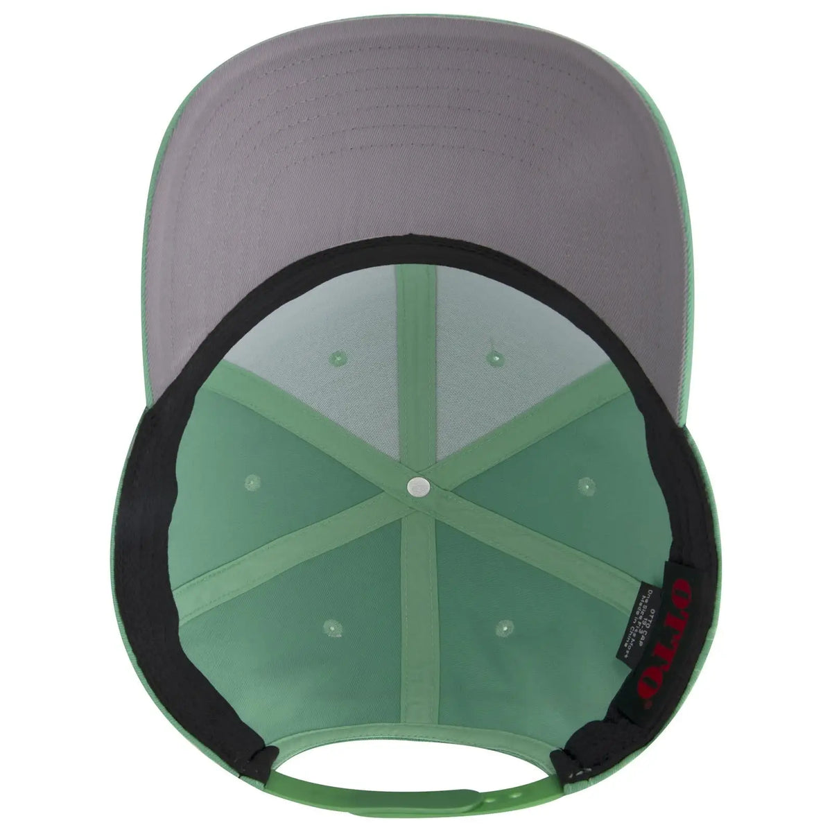 Otto 19-3 6 Panel Low Profile Baseball Cap - Cactus Green - 7 3/8’’ - 5/8’’