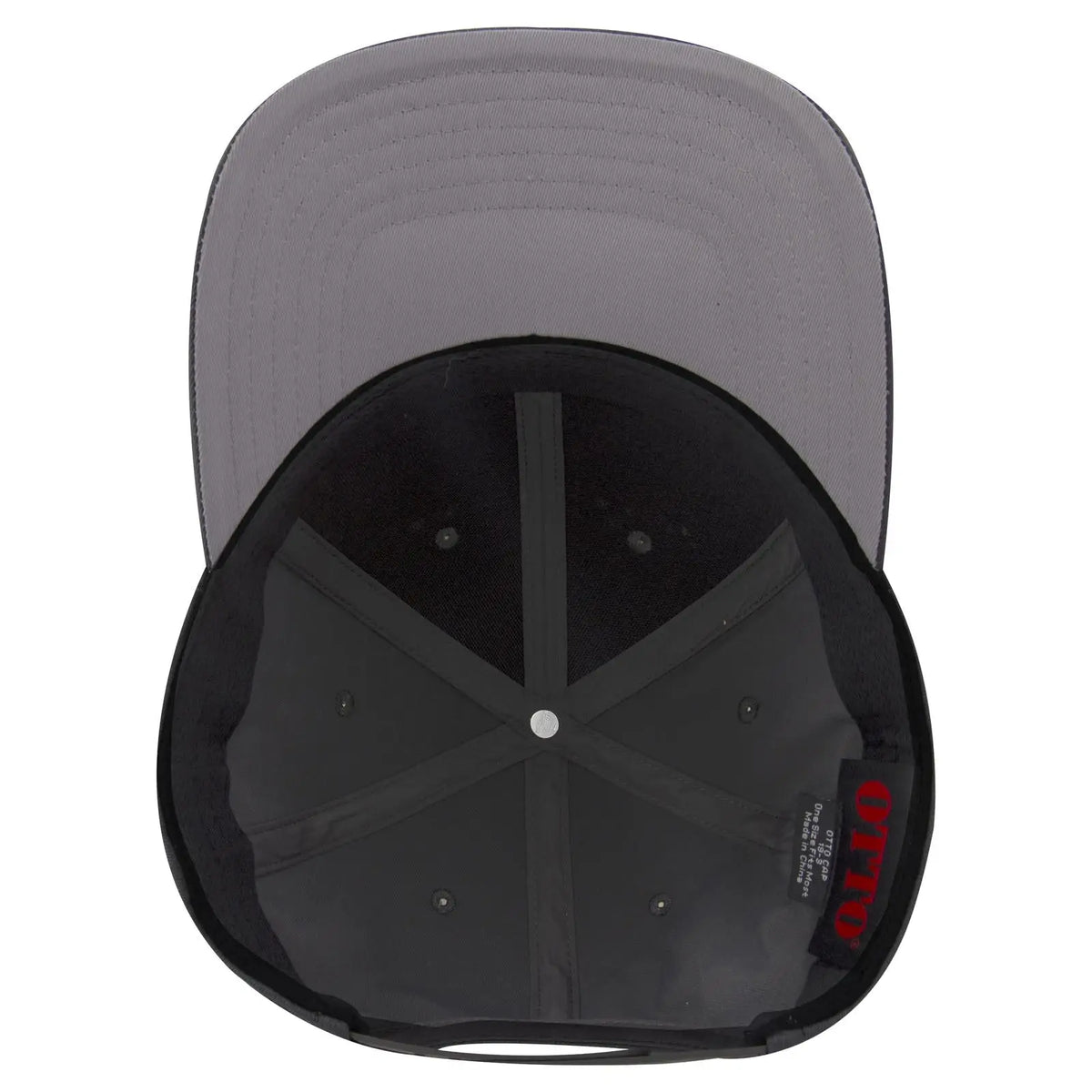 Otto 19-3 6 Panel Low Profile Baseball Cap - Char. Gray - 7 3/8’’ - 5/8’’