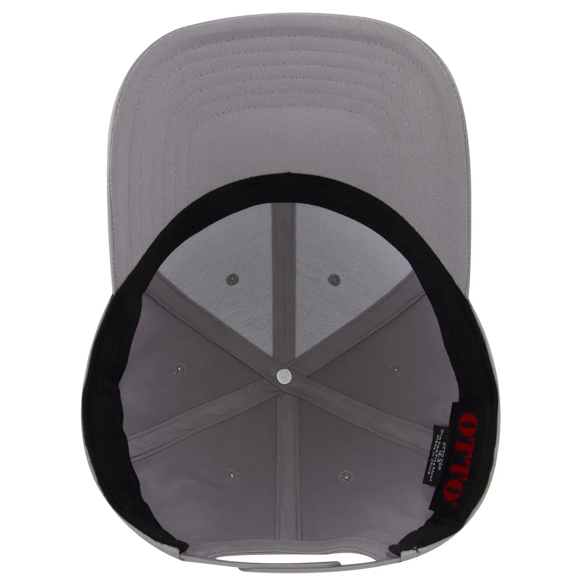 Otto 19-3 6 Panel Low Profile Baseball Cap - Gray - 7 3/8’’ - 5/8’’