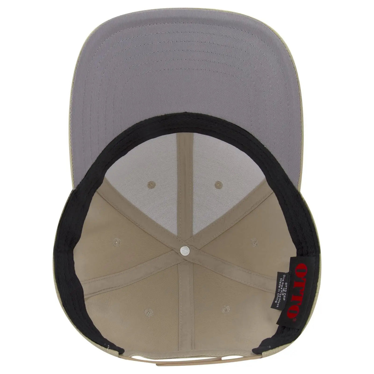 Otto 19-3 6 Panel Low Profile Baseball Cap - Khaki - 7 3/8’’ - 5/8’’