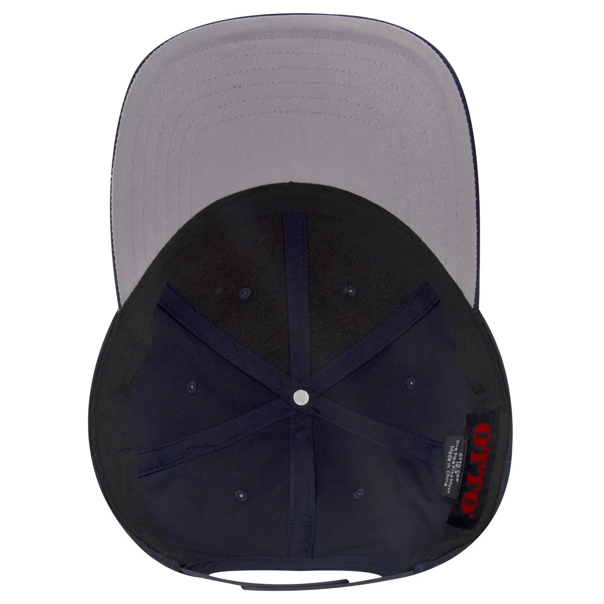 Otto 19-3 6 Panel Low Profile Baseball Cap - Navy - 7 3/8’’ - 5/8’’