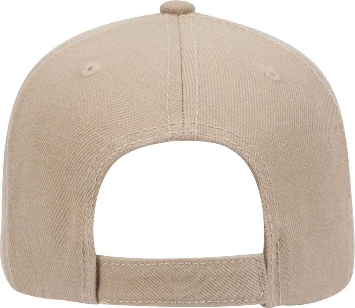 Otto 19-304 6 Panel Low Profile Baseball Cap - Khaki - 1/2’’ - 7 5/8’’
