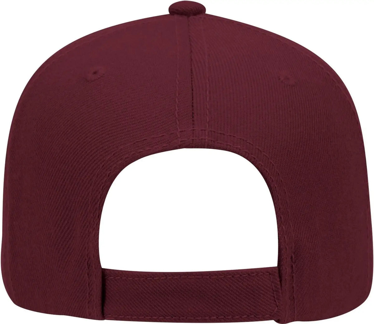 Otto 19-304 6 Panel Low Profile Baseball Cap - Maroon - 1/2’’ - 7 5/8’’