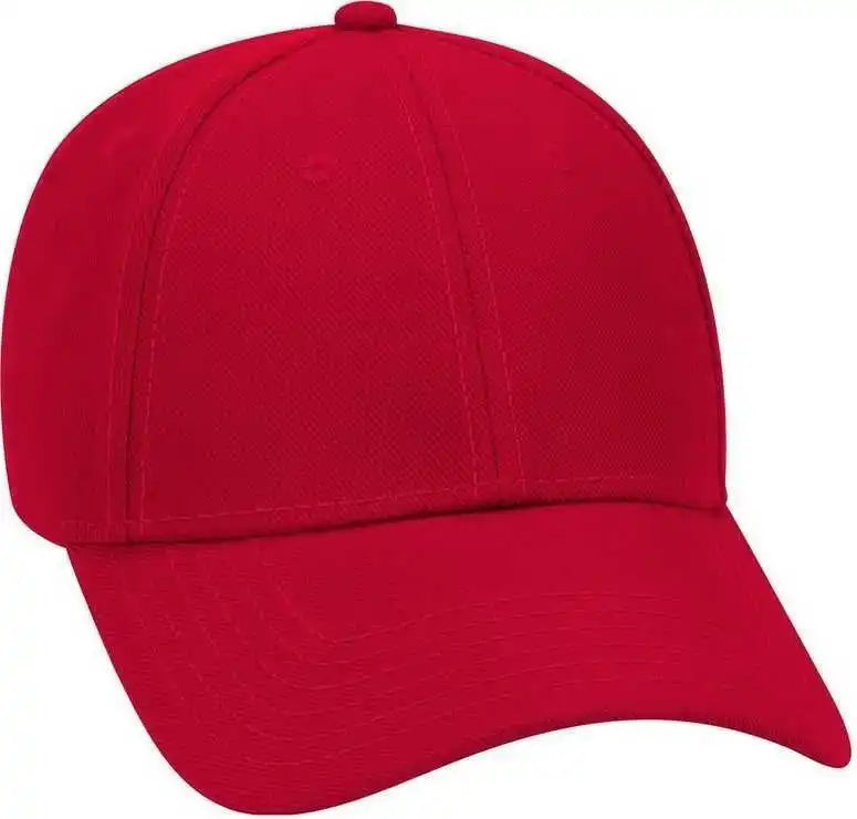 Otto 19 304 Wool Blend Gray Undervisor Low Profile Pro Style Structured Firm Front Panel Cap Red / one Size Fits Most
