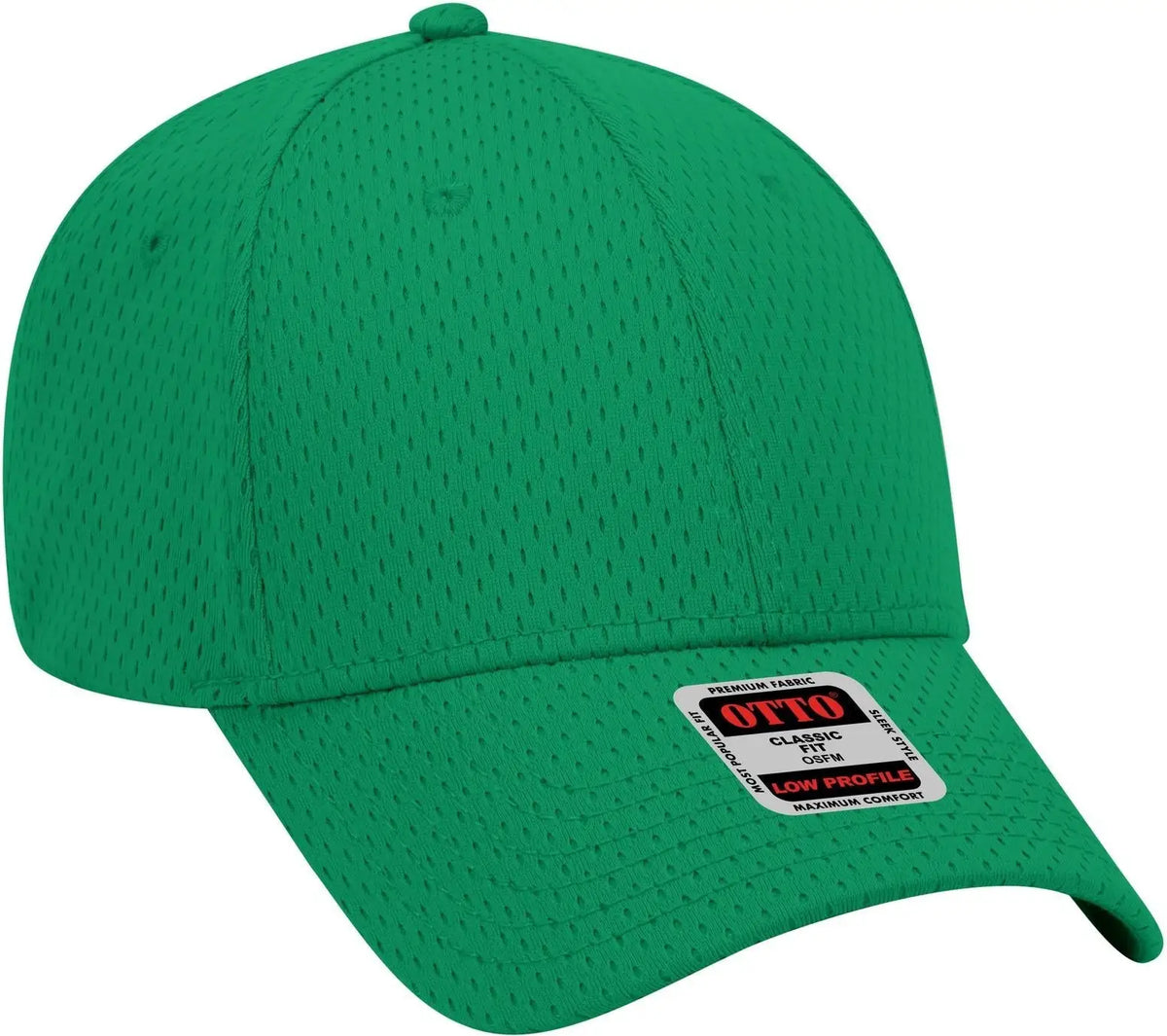 Otto 19-366 6 Panel Low Profile Baseball Cap - Kelly