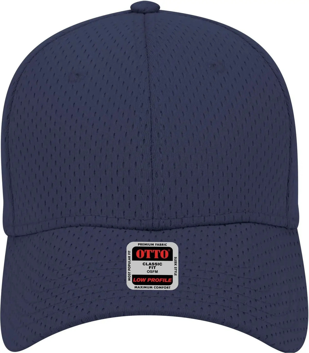 Otto 19-366 6 Panel Low Profile Baseball Cap - Navy - 1/2’’ - 7 5/8’’