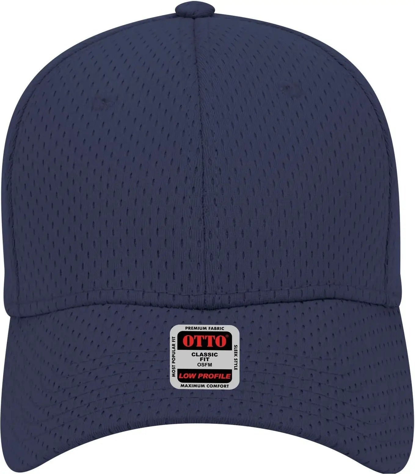 Otto 19-366 6 Panel Low Profile Baseball Cap - Navy - 1/2’’ - 7 5/8’’