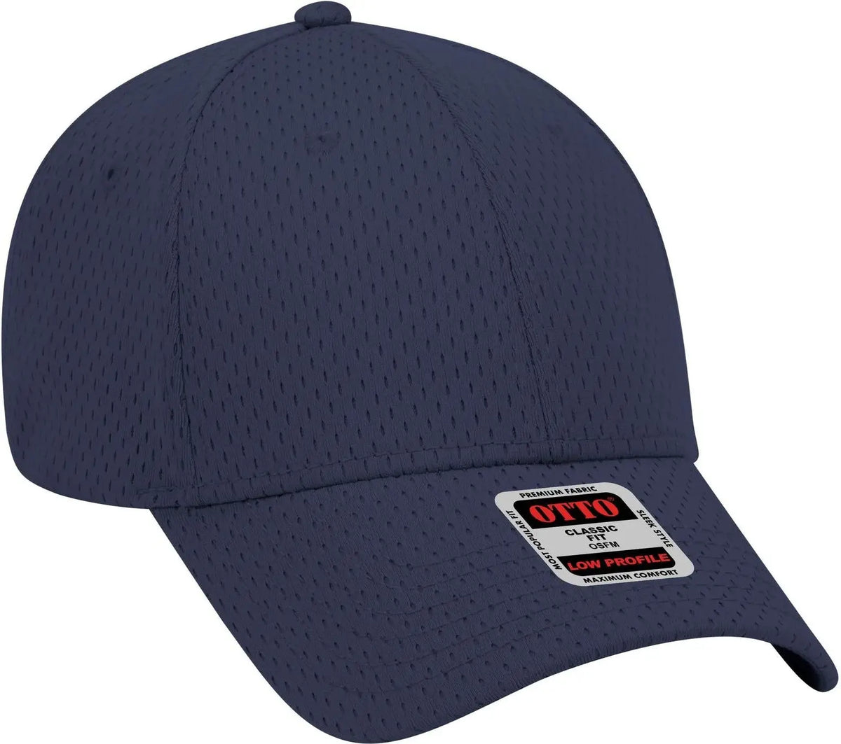 Otto 19-366 6 Panel Low Profile Baseball Cap - Navy