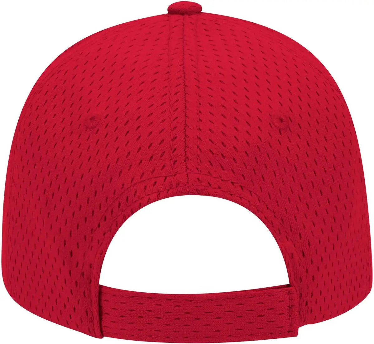 Otto 19-366 6 Panel Low Profile Baseball Cap - Red - 1/2’’ - 7 5/8’’