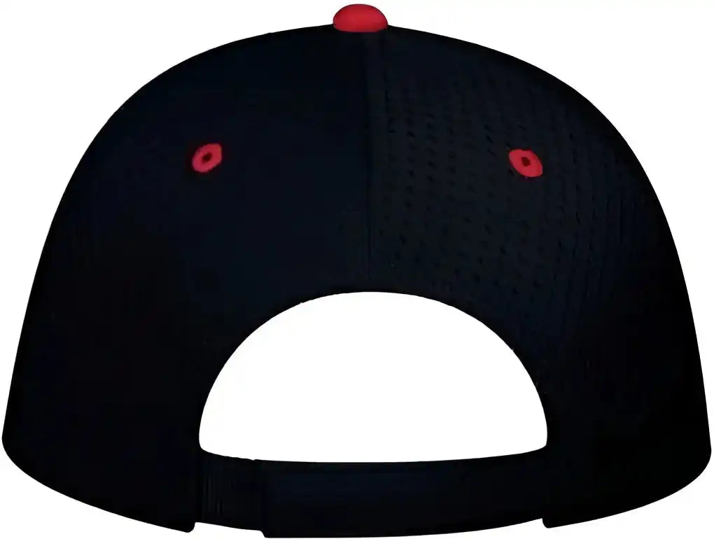 Otto 19 366 Polyester Pro Mesh Gray Undervisor Low Profile Style Structured Firm Front Panel Cap Red Black / one Size