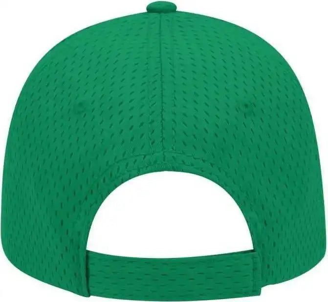Otto 19-366 Polyester Pro Mesh Gray Undervisor Low Profile Style Structured Firm Front Panel Cap - Kelly - one Size