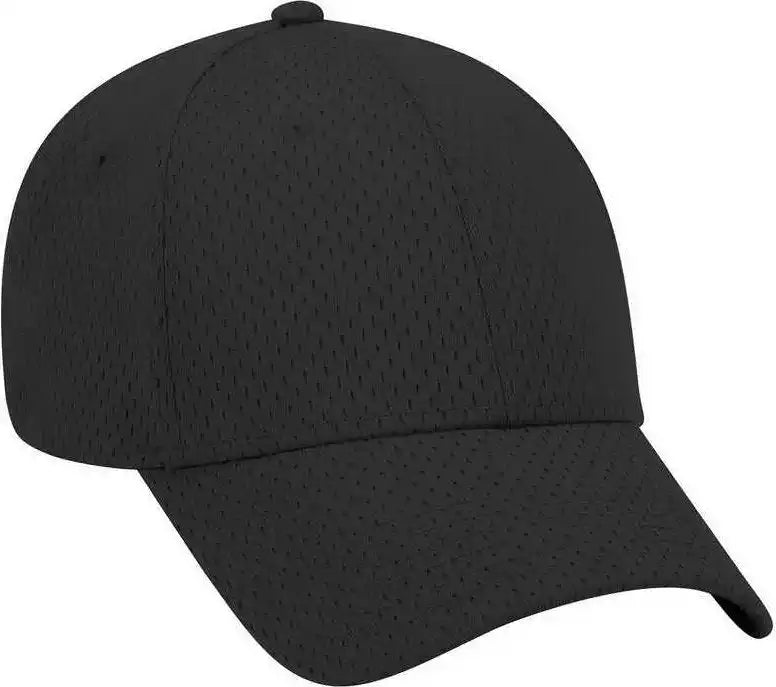 Otto 19 366 Polyester Pro Mesh Gray Undervisor Low Profile Style Structured Firm Front Panel Cap Black / one Size Fits