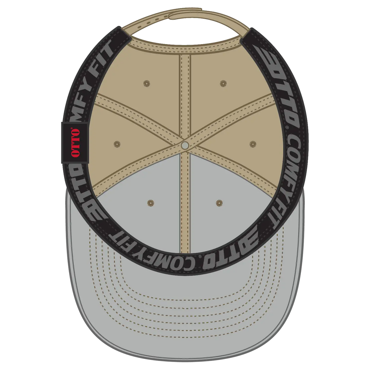 Otto 19-4 ?Otto Comfy Fit’ 6 Panel Low Profile Baseball Cap - Khaki