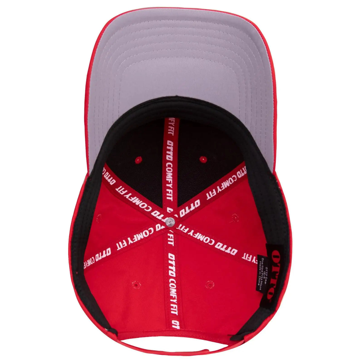 Otto 19-4 ?Otto Comfy Fit’ 6 Panel Low Profile Baseball Cap - Red - 7 3/8’’ - 5/8’’