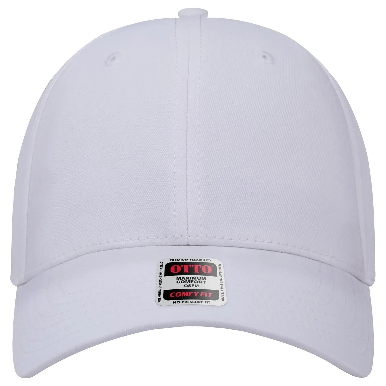 Otto 19-4 ?Otto Comfy Fit’ 6 Panel Low Profile Baseball Cap - White - 7 3/8’’ - 5/8’’