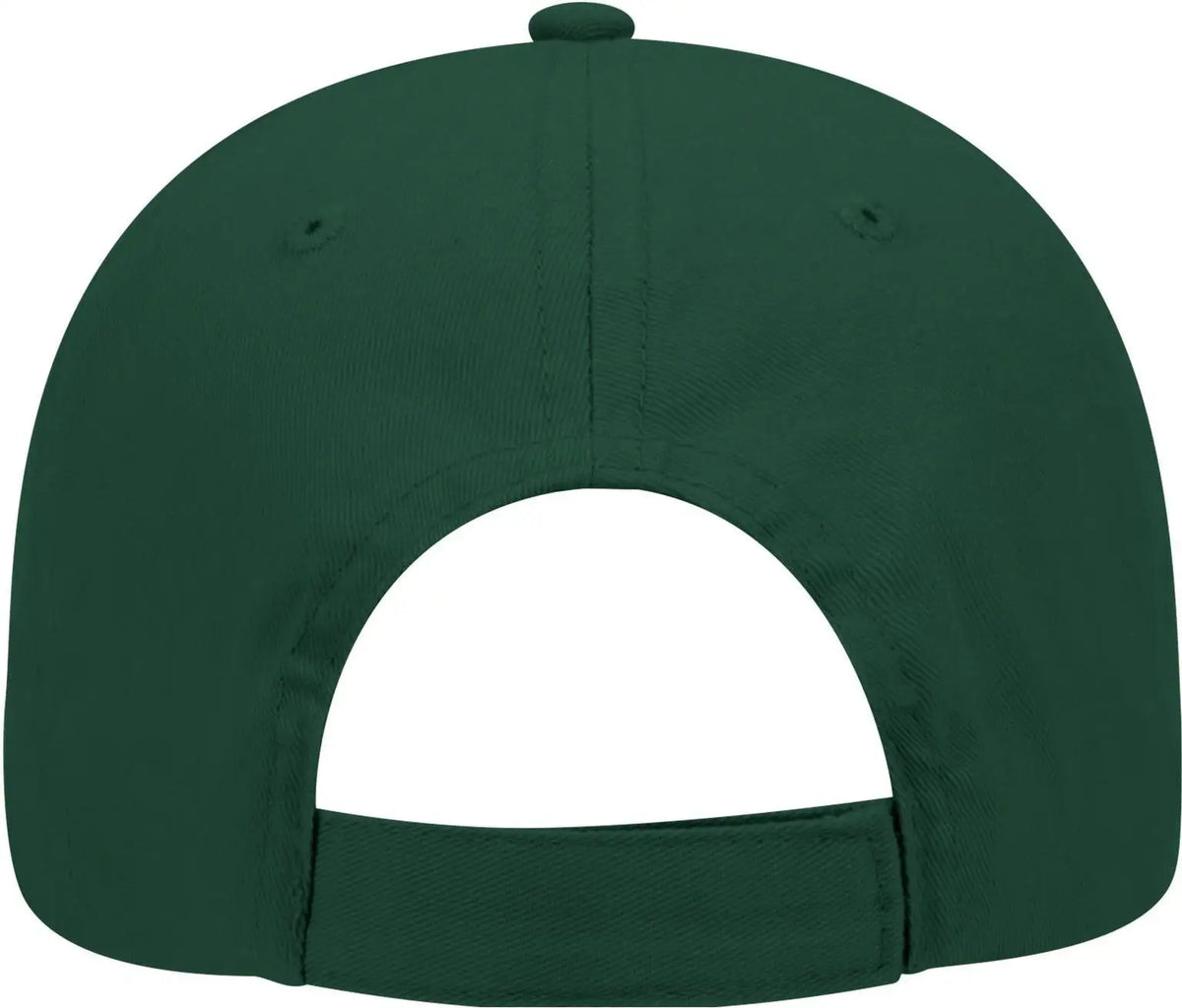 Otto 19-503 6 Panel Low Profile Baseball Cap - Dk. Green