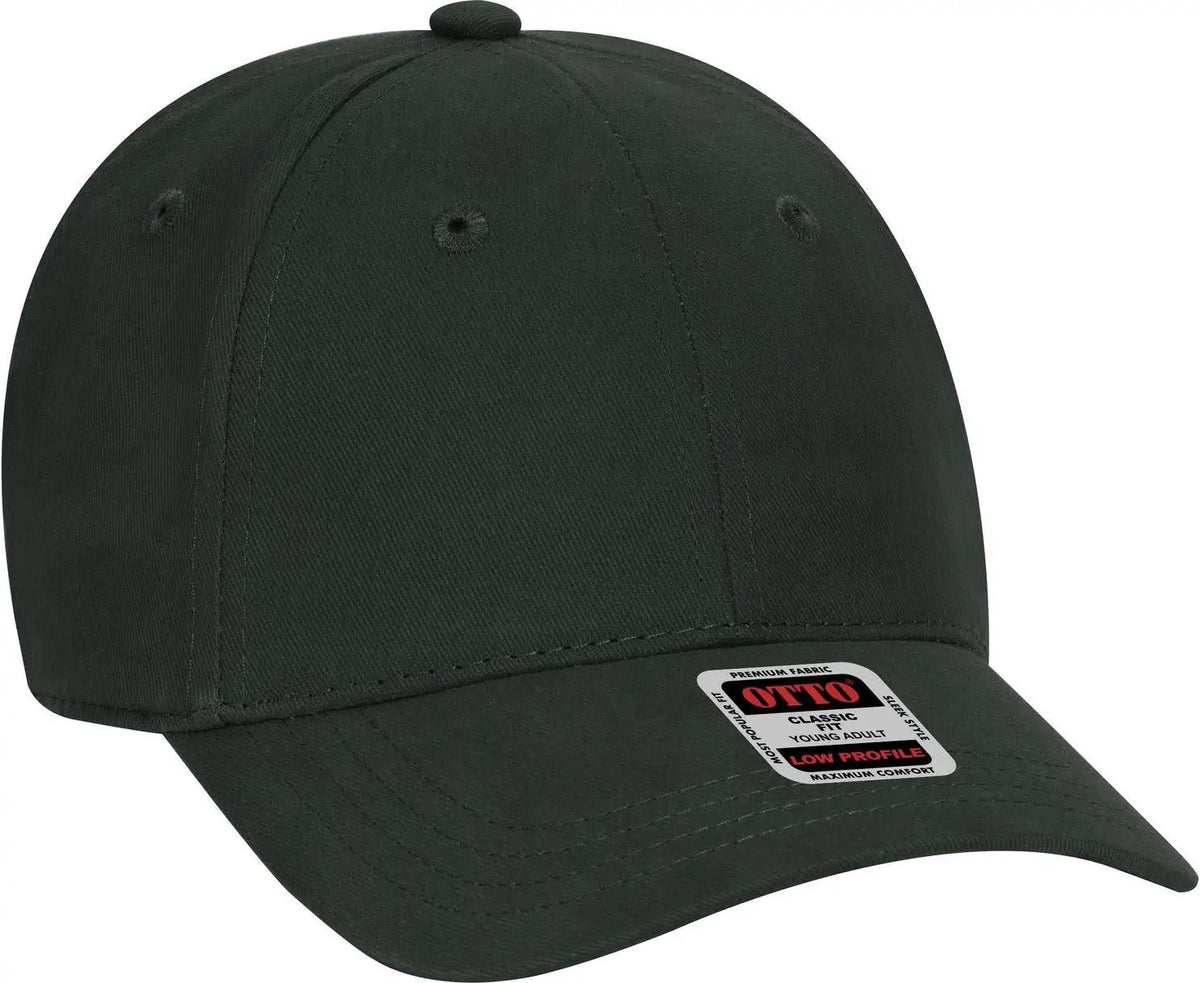 Otto 19-503 6 Panel Low Profile Baseball Cap - Dk. Green