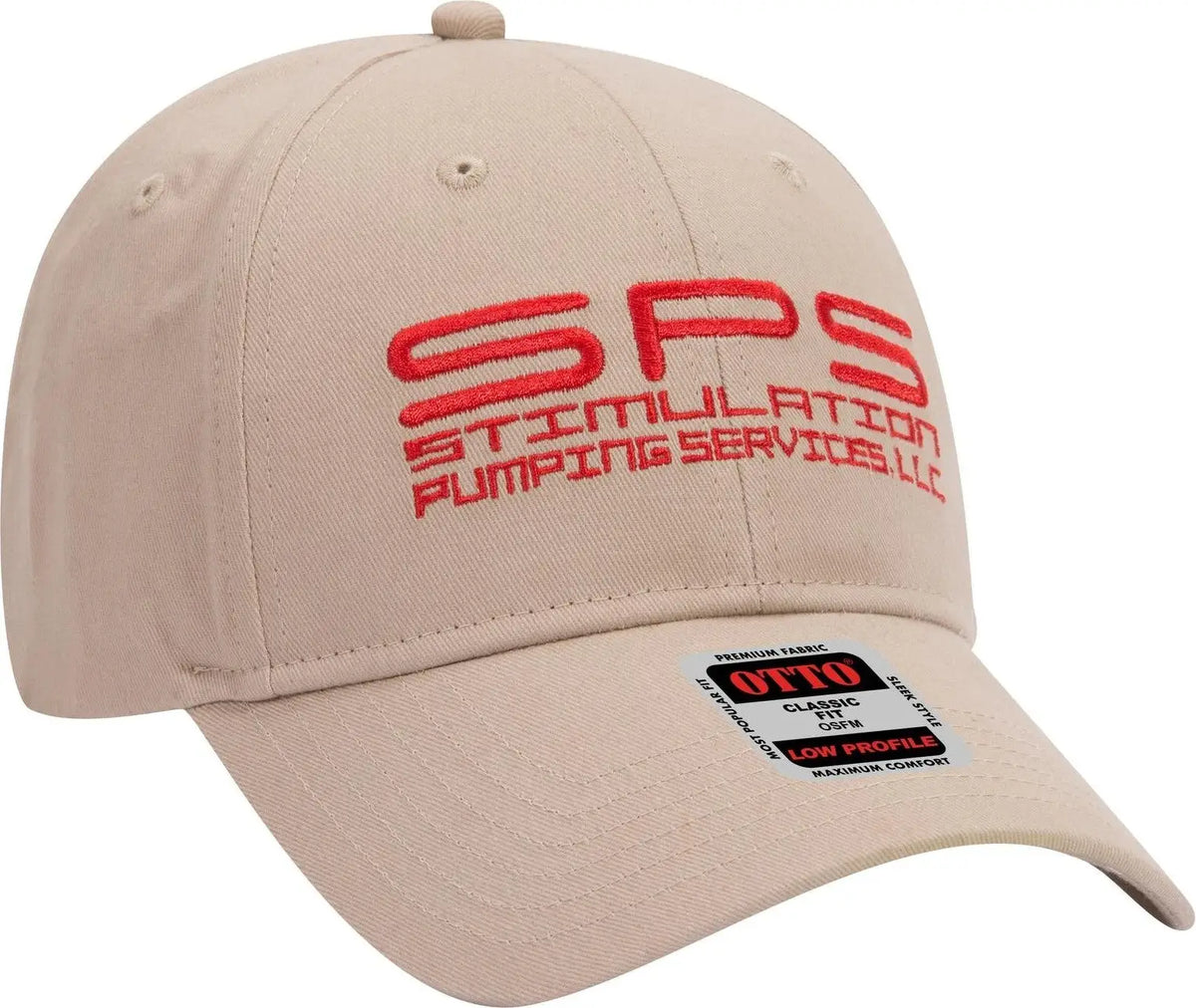 Otto 19-503 6 Panel Low Profile Baseball Cap - Khaki
